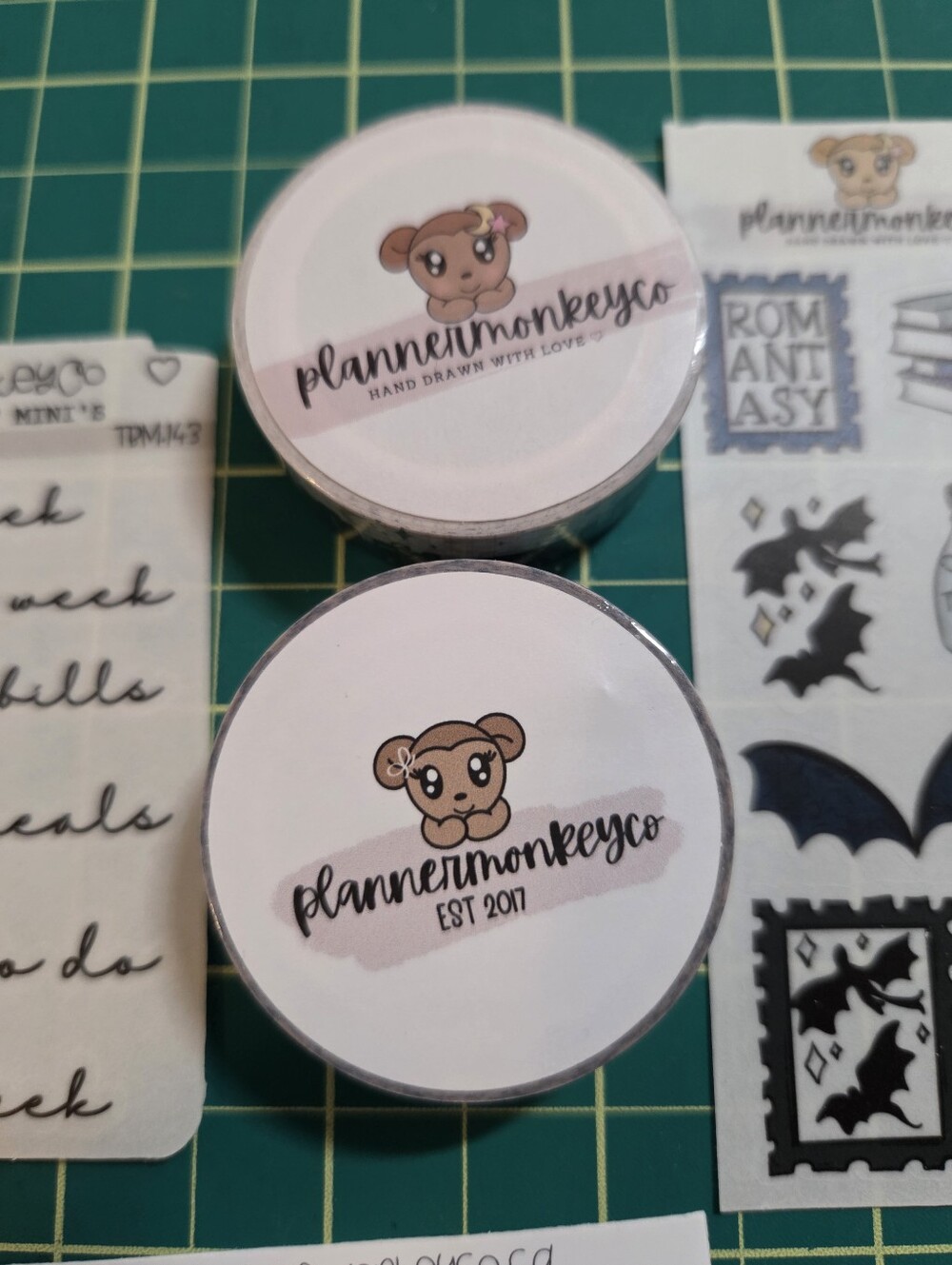Plannermonkeyco Washi & Stickers - Picture 2 of 3